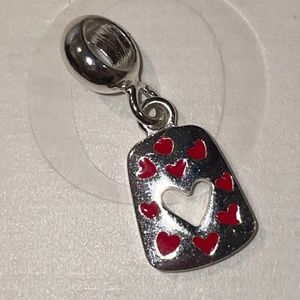 Pandora Valentine’s Day Hearts DANGLE Charm